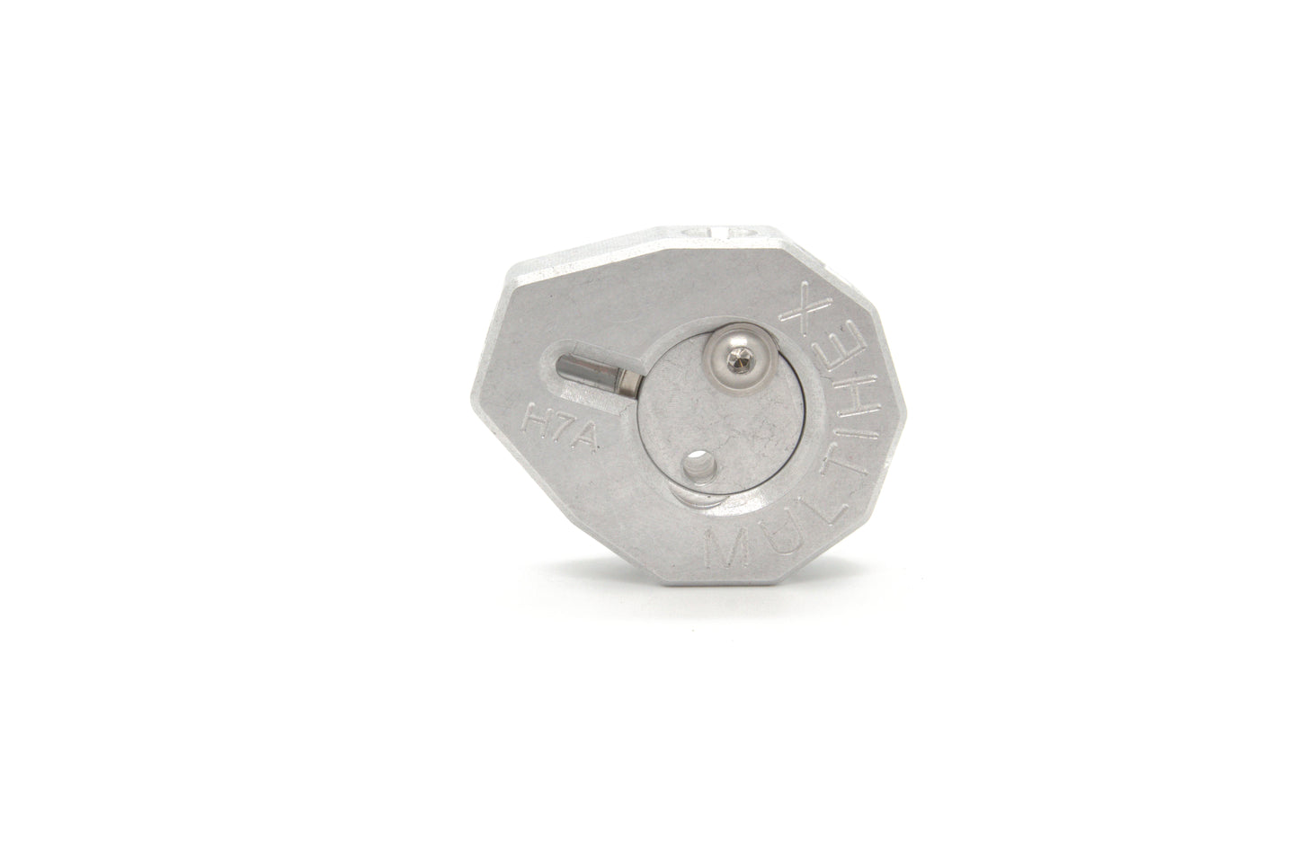 Multihex H7A: Erweiterung für Makita Akkuschrauber. Aluminium-Halter mit Platz für 7 Bits und einen Bithalter. Magnetische Befestigung der Bits. Zusätzliche Sicherung des Bithalters durch ein Druckstück. Formschlüssige Montage am Akkuschrauber. Montage freiwählbar und jederzeit änderbar.SKU:100107120023